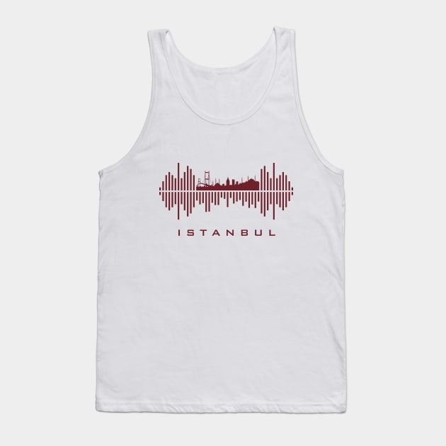 Istanbul Soundwave Tank Top by blackcheetah